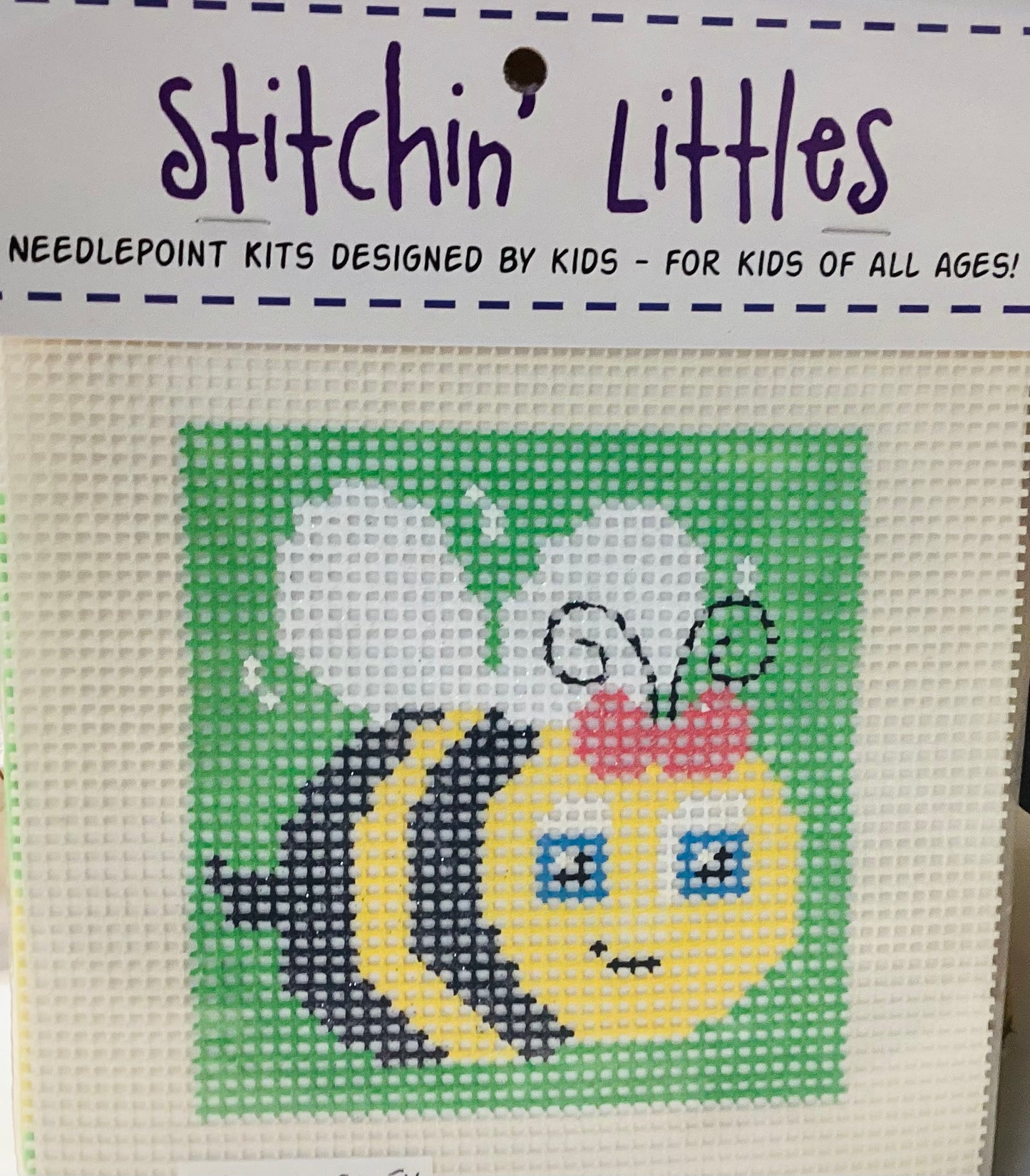 Stitchin' Littles Kit 5x5 - Hanukkah Dreidel