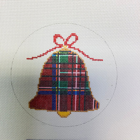 Plaid Bell Ornament