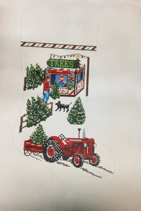 Tractor and Tree Stocking
