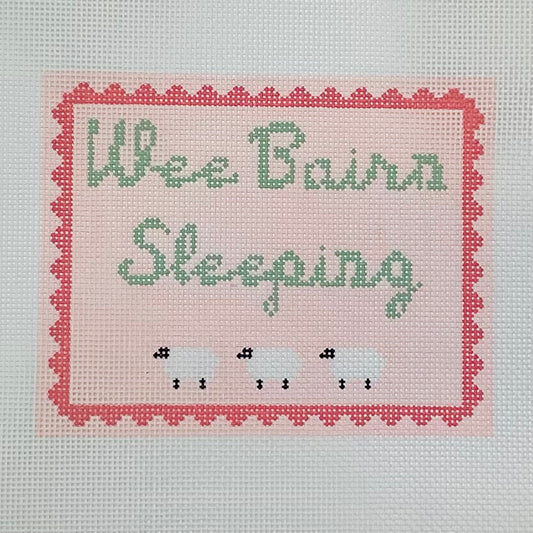 WS Wee Bairn Sleeping - Pink