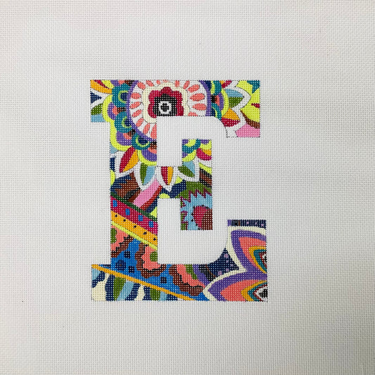 Colors of Praise 6" Letter - "E"