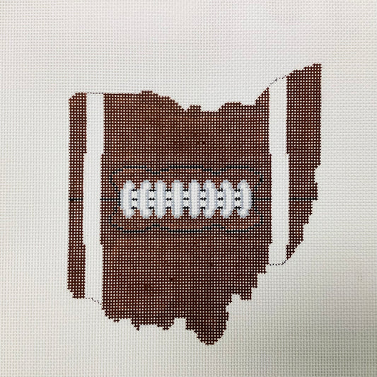 Football State Shaped - Ohio