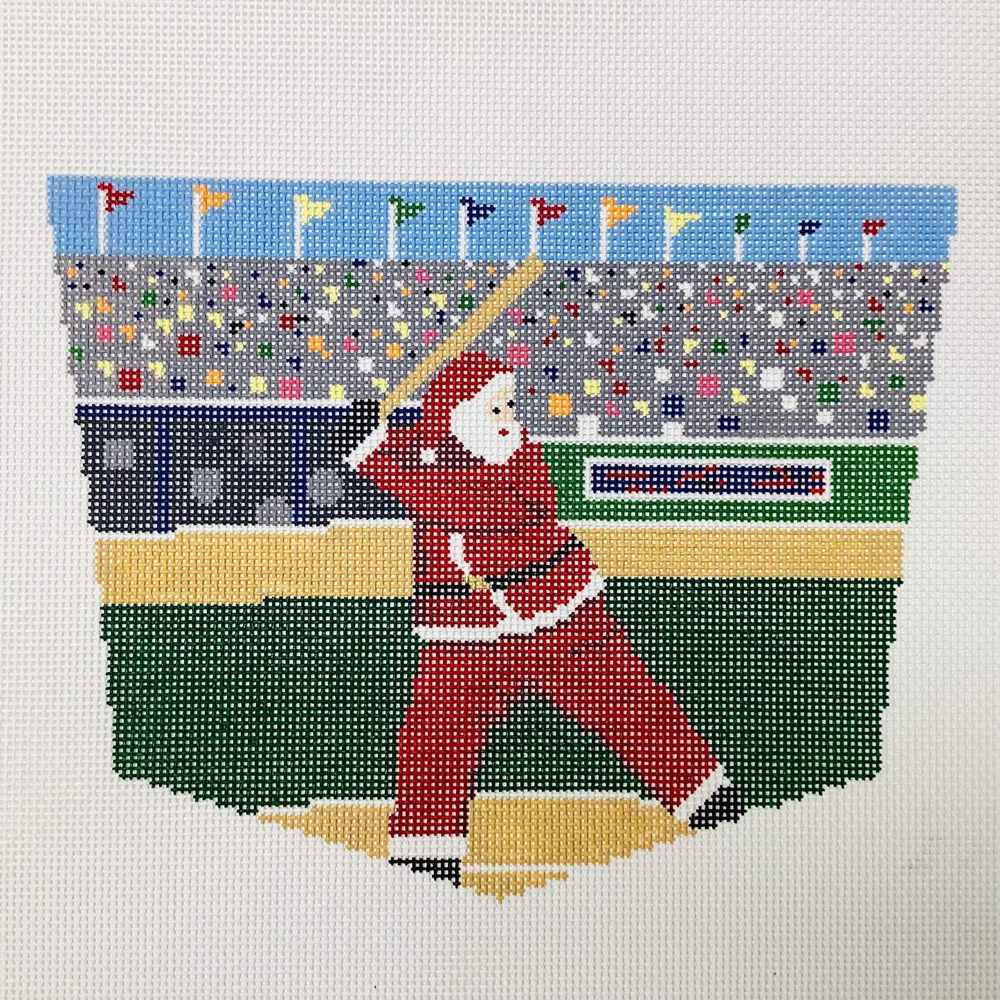 Baseball Santa Stocking Cuff