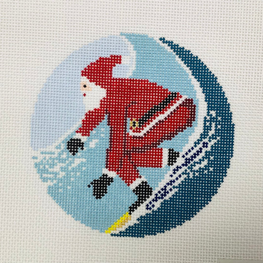 Sporty Santa - Surfing