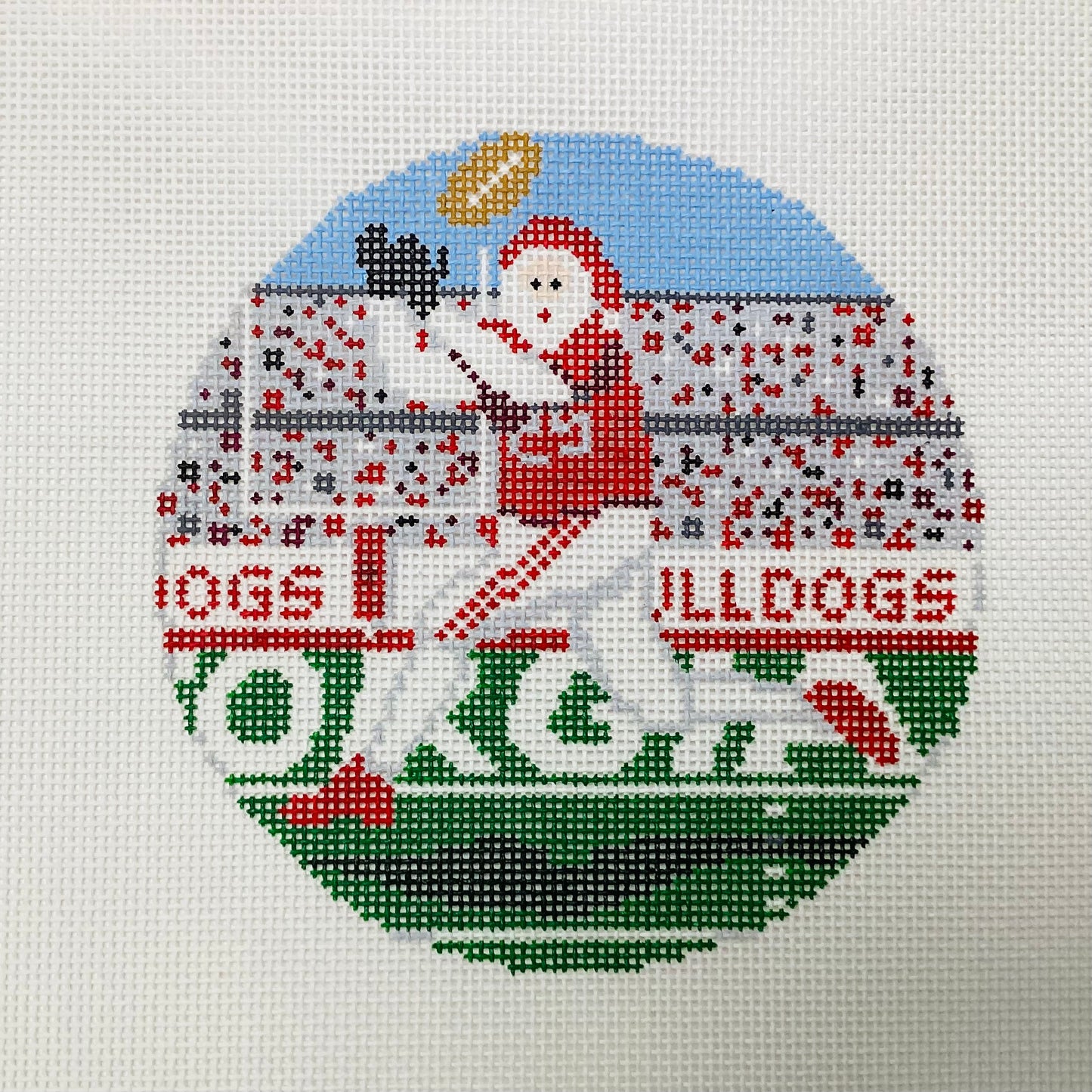 Georgia Football Santa