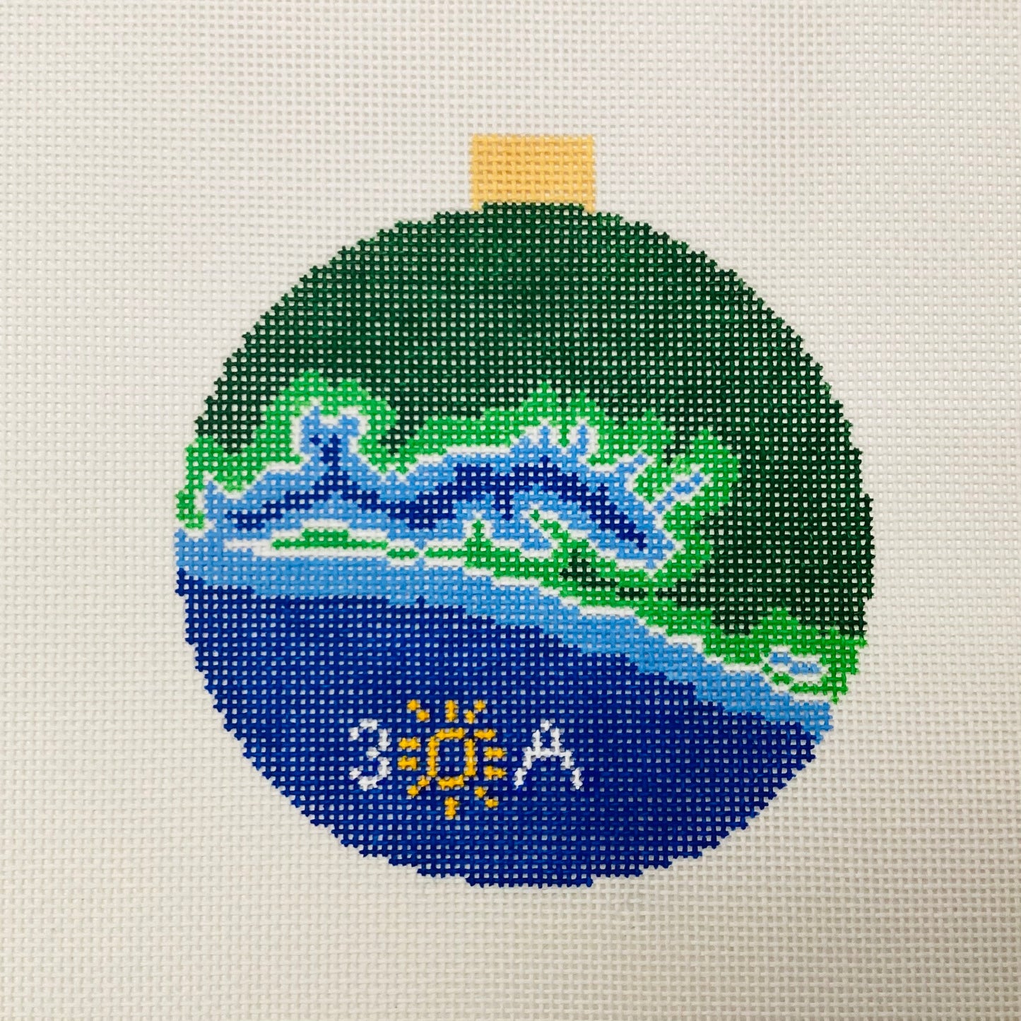 30-A (Florida Panhandle) Map Ornament