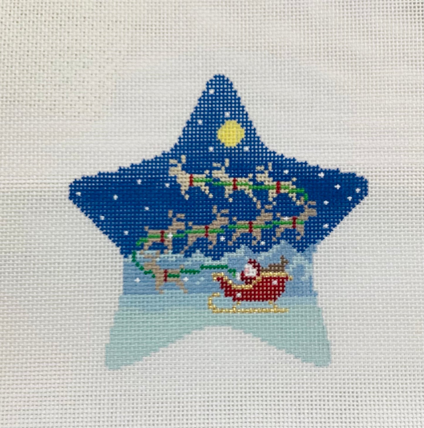 Star, Sleigh and 8 Reindeer